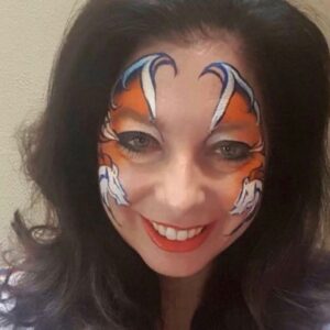 Denver Broncos Orange and Blue Eye Design for Tailgating