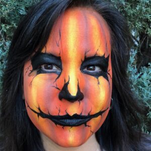 Pumpkin Makeup by Snappy Face Painting