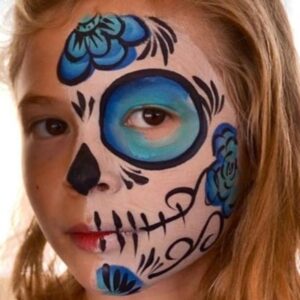 Sugar Skull Face Painting by Snappy Face Painting Artist