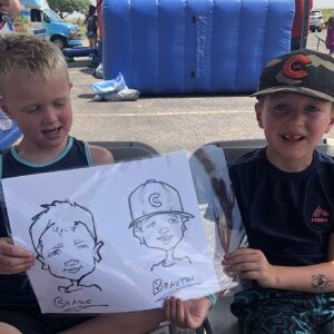 Caricature Art of Brothers