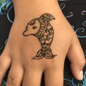 Dolphin Henna Design